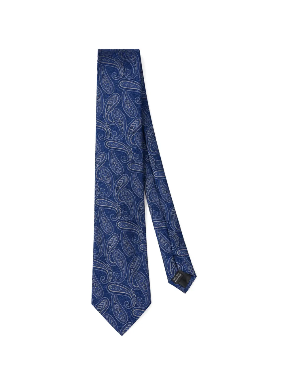 Cavendish paisley-print tie - Blu