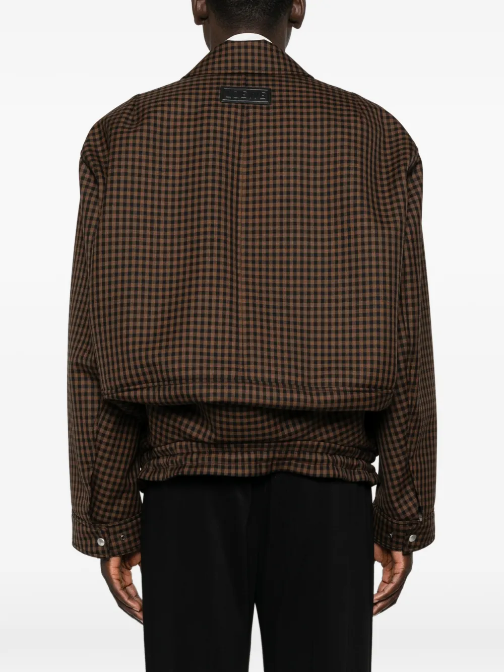 LOEWE Jack met gingham ruit Bruin