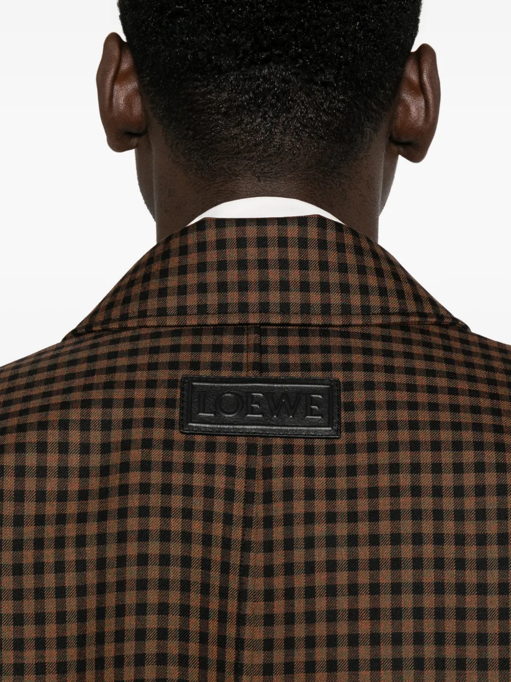LOEWE Jack met gingham ruit Bruin