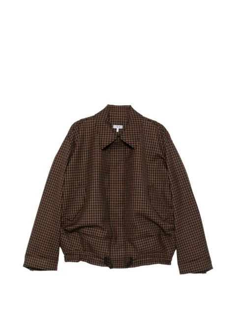 LOEWE gingham jacket