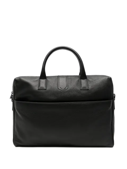 Canali leather briefcase
