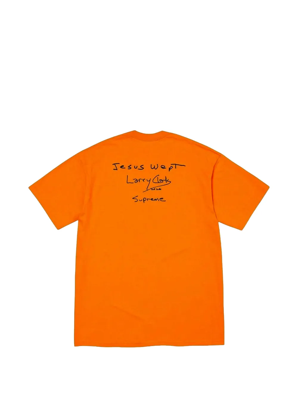 Supreme x Larry Clark Gun T-shirt met grafische print Oranje