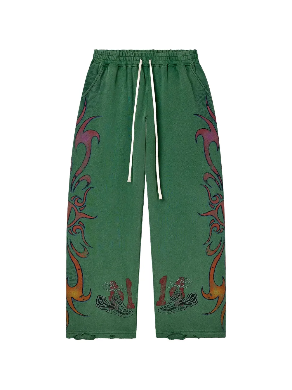 Vale Inferno graphic-print track pants - Verde