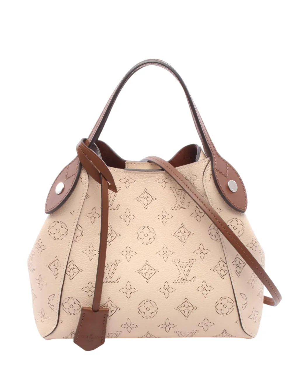 Louis Vuitton Pre-Owned 2021-2026 Monogram Mahina Hina PM satchel - Neutrals