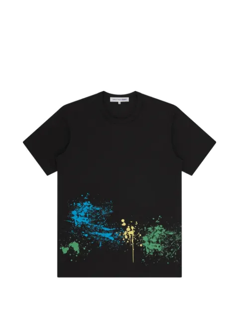 Comme Des Garçons Shirt paint-splatter T-shirt