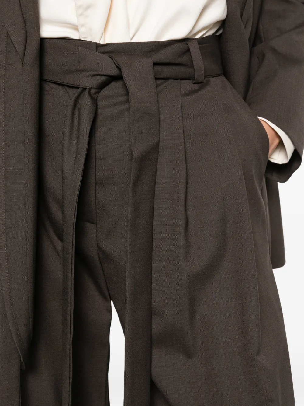 Su Broek met wijde pijpen Bruin