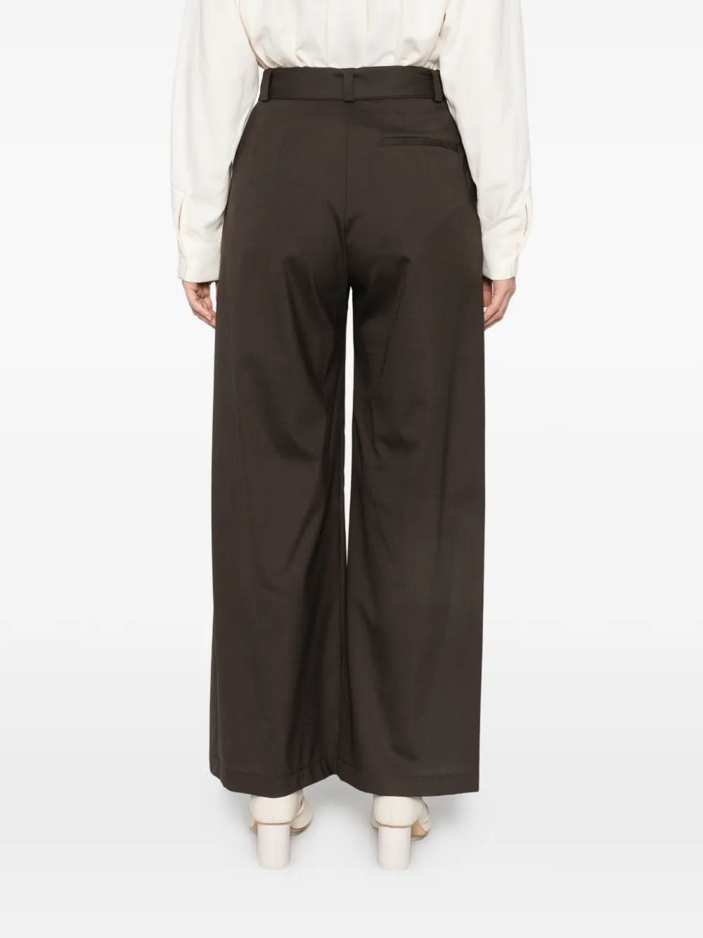 Su Broek met wijde pijpen Bruin