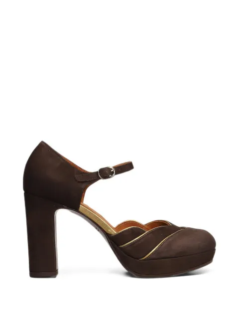 Chie Mihara Uyako metallic-trim pumps