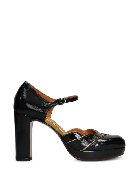 Chie Mihara Uyako patent-finish platform pumps