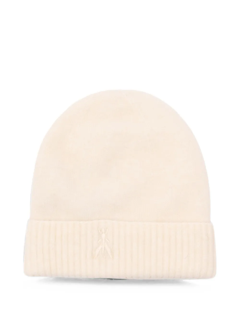 Patrizia Pepe ribbed-knit beanie hat