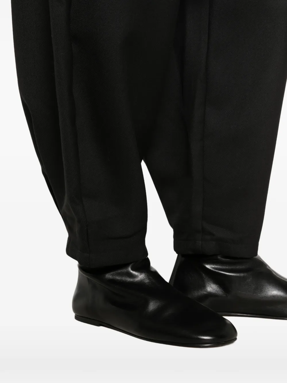 HUI MILANO Ardor broek met toelopende pijpen Zwart