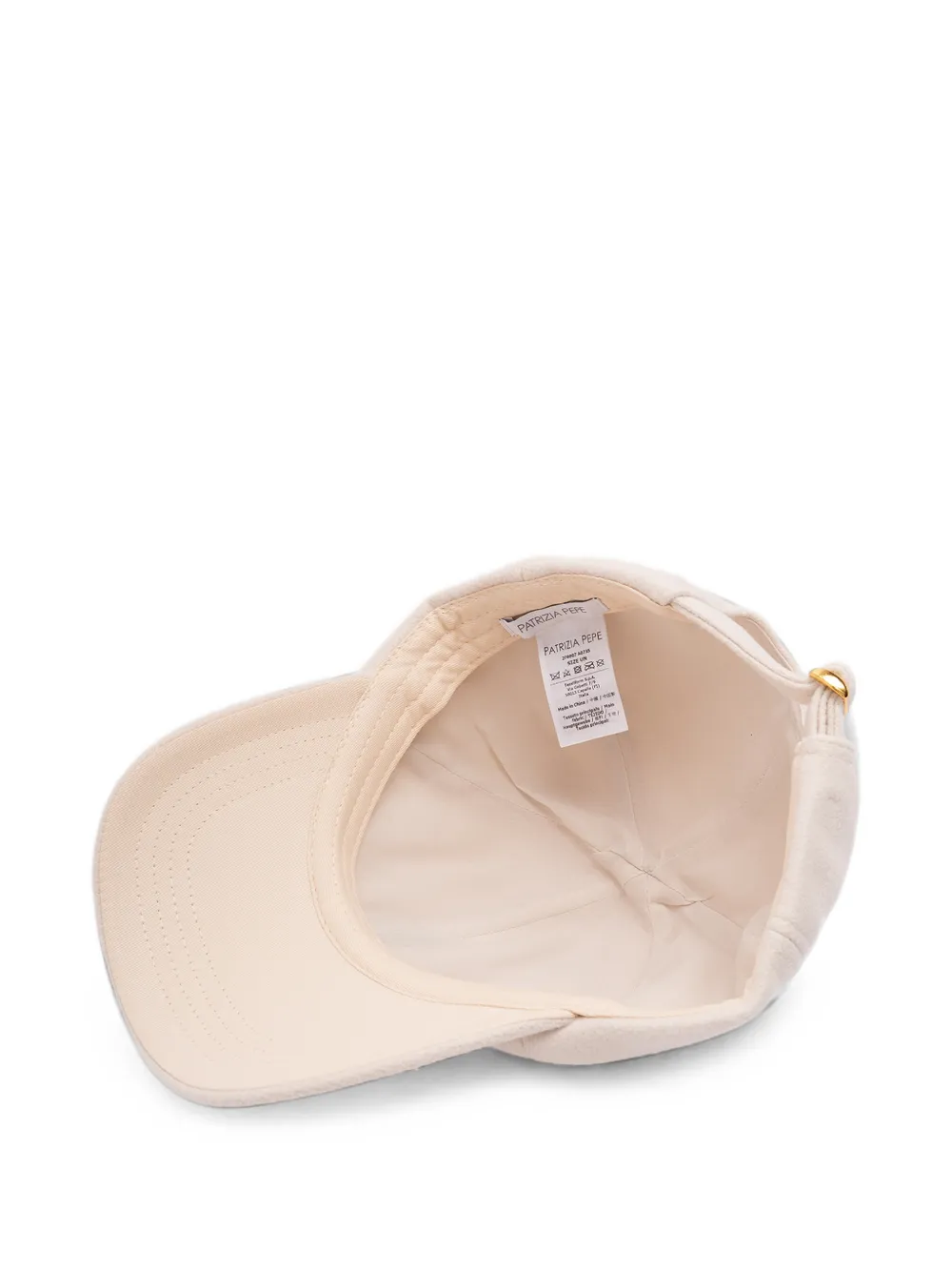 Patrizia Pepe Fly-plaque baseball cap Beige