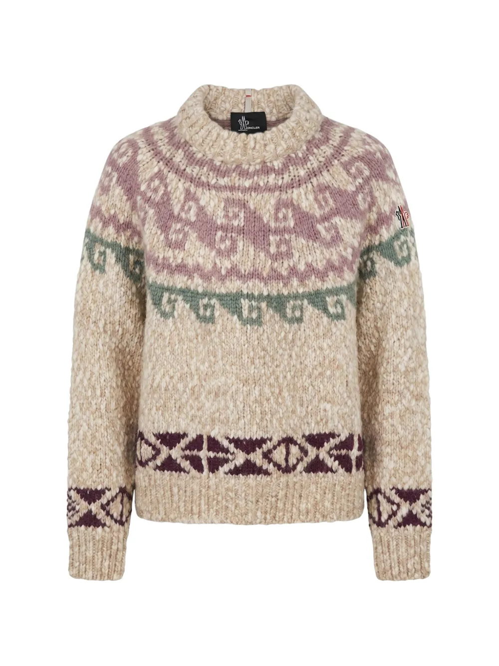 Moncler Grenoble mock-neck sweater