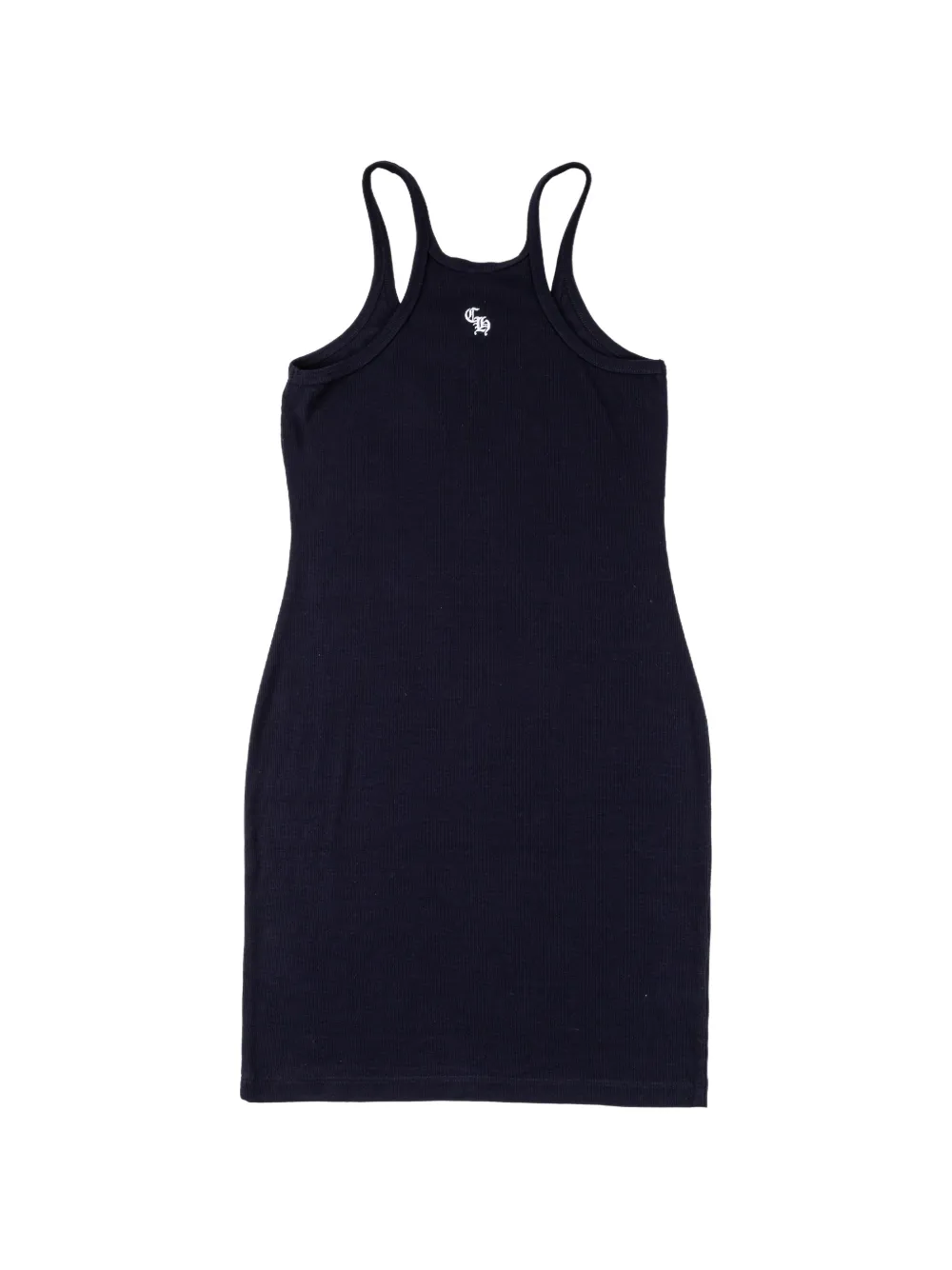 Chrome Hearts Bad Seed mini-jurk met geborduurd logo Zwart