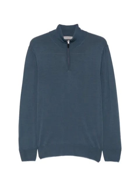 Canali quarter-zip wool sweater