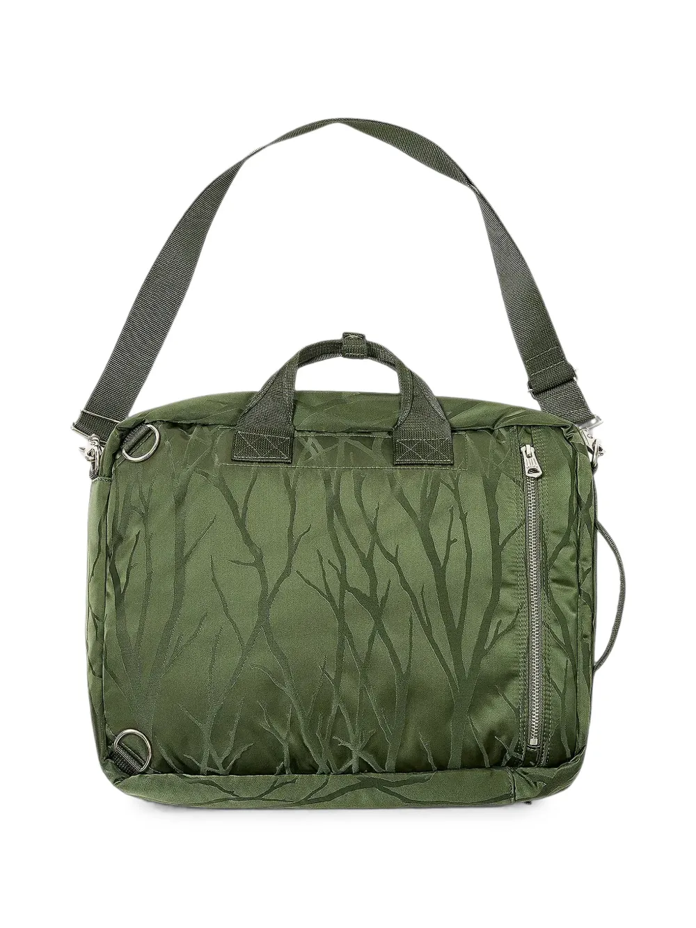 Palace Porter 3-Way aktetas met jacquard-patroon Groen