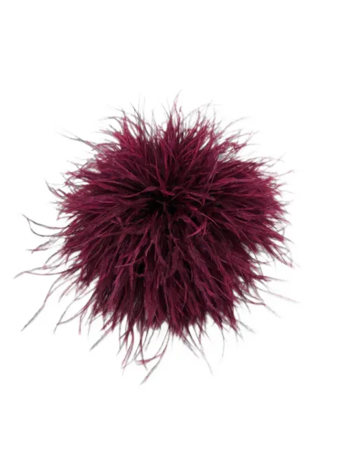 Essentiel Antwerp Kurdy ostrich-feather brooch