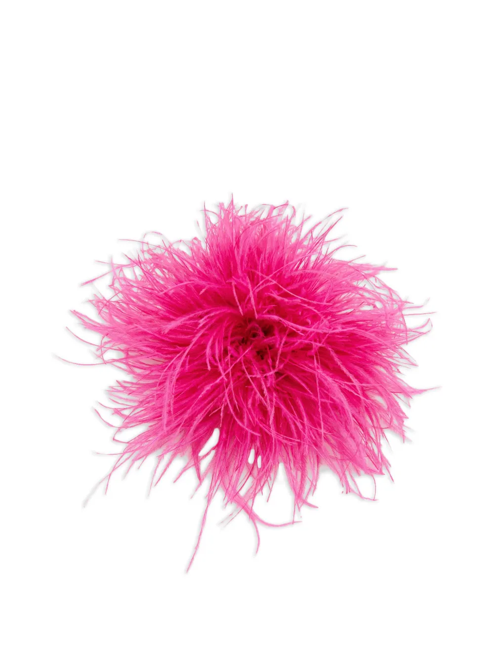 Essentiel Antwerp broche Kurdy à plumes d’autruche - Rose