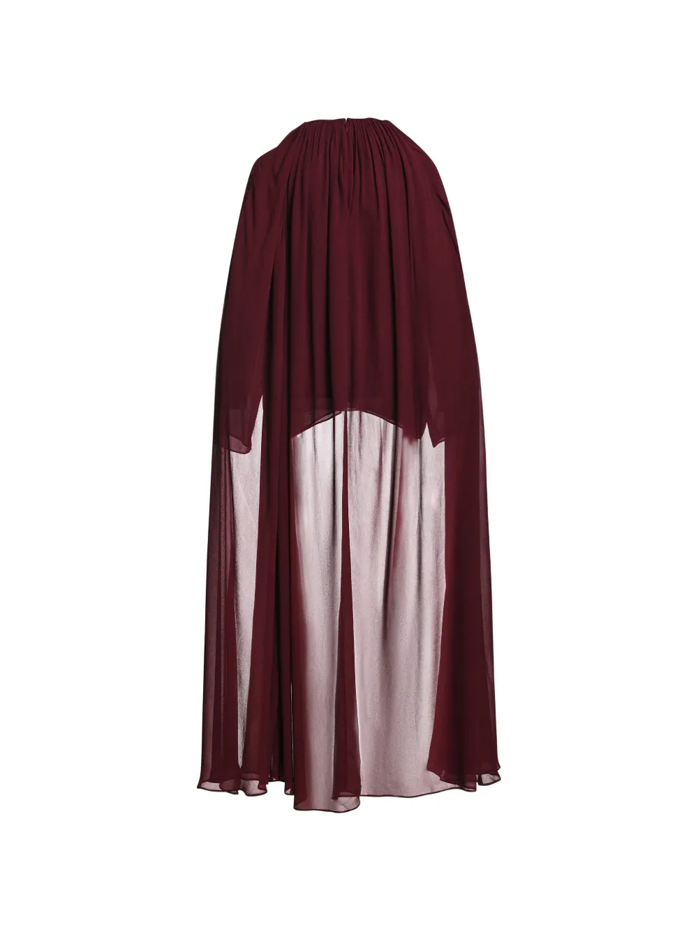 Essentiel Antwerp Kiyoki cape-overlay blouse Rood