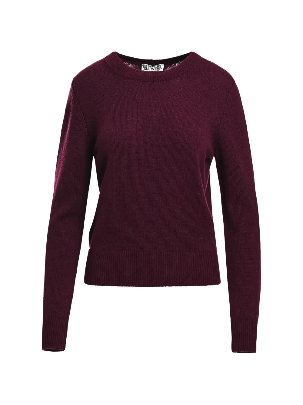 Essentiel Antwerp Maglione girocollo Kiarra con fiocco - Rosso
