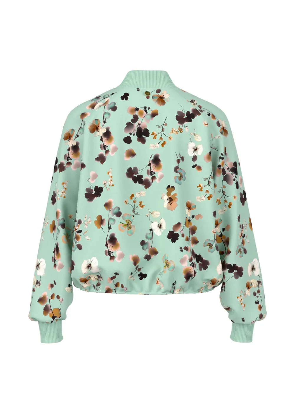 MARCCAIN Bomberjack met bloemenprint Groen