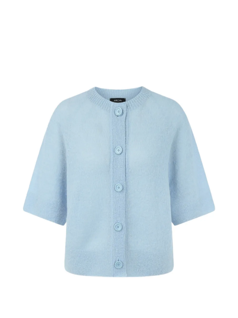 MARCCAIN short-sleeve button-fastening cardigan - Blue