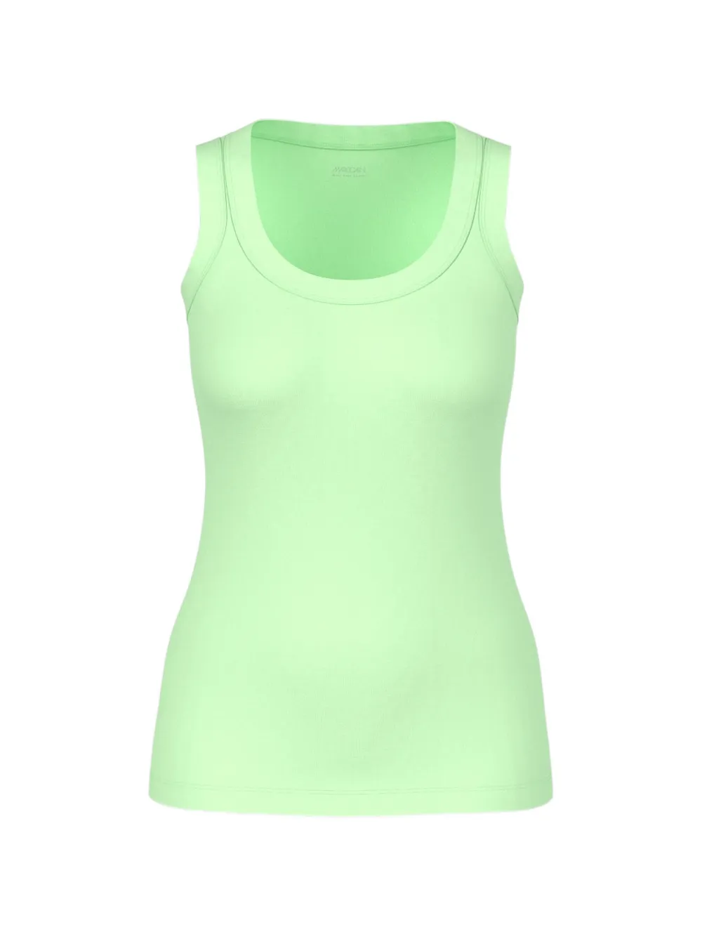 Marccain Sleeveless Scoop-neck Tank Top In Grün