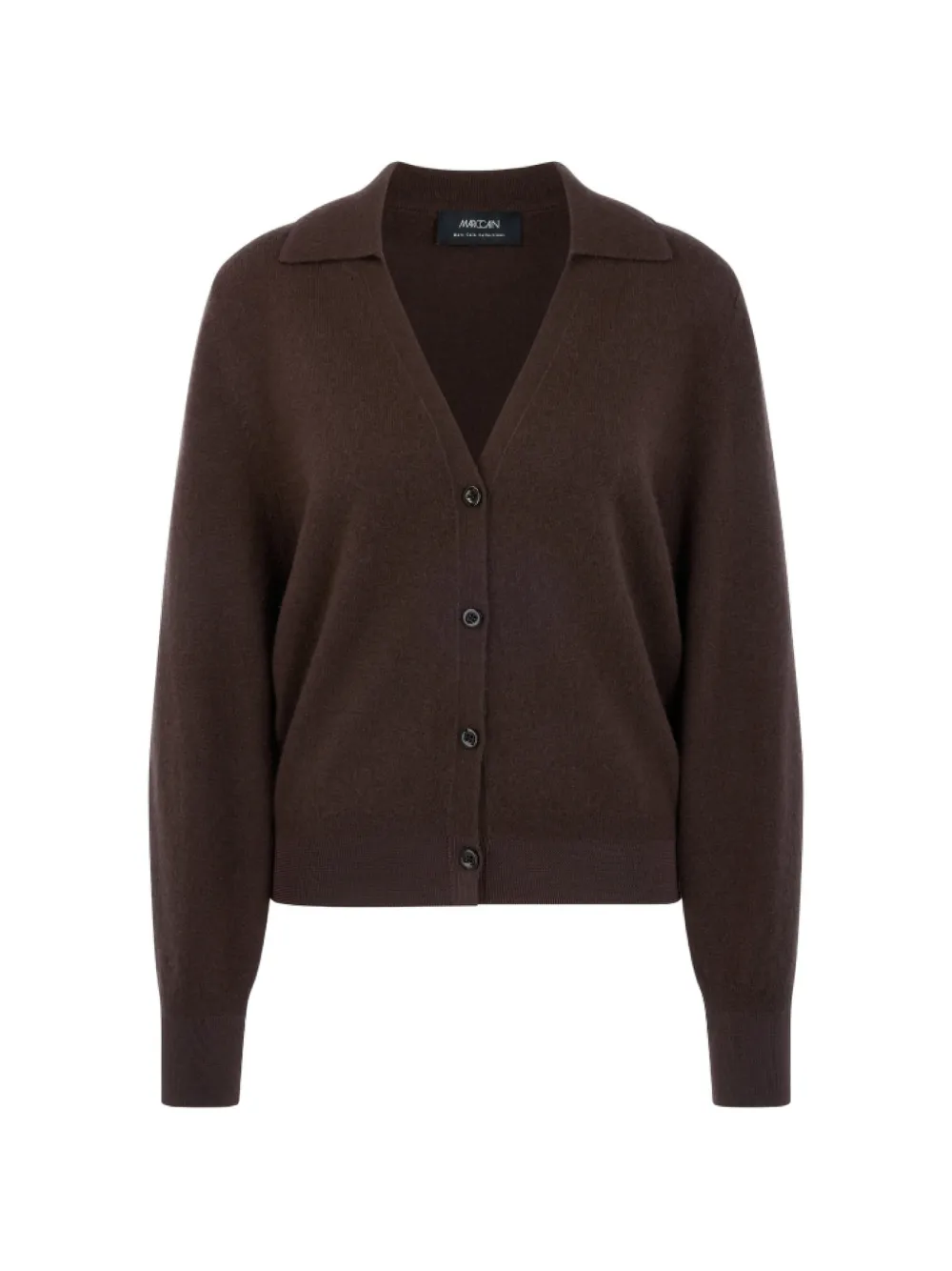 MARCCAIN button-up collar cardigan - Brown