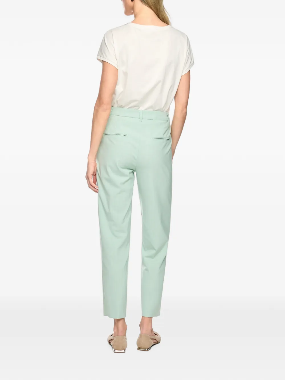 MARCCAIN floral-print T-shirt Beige