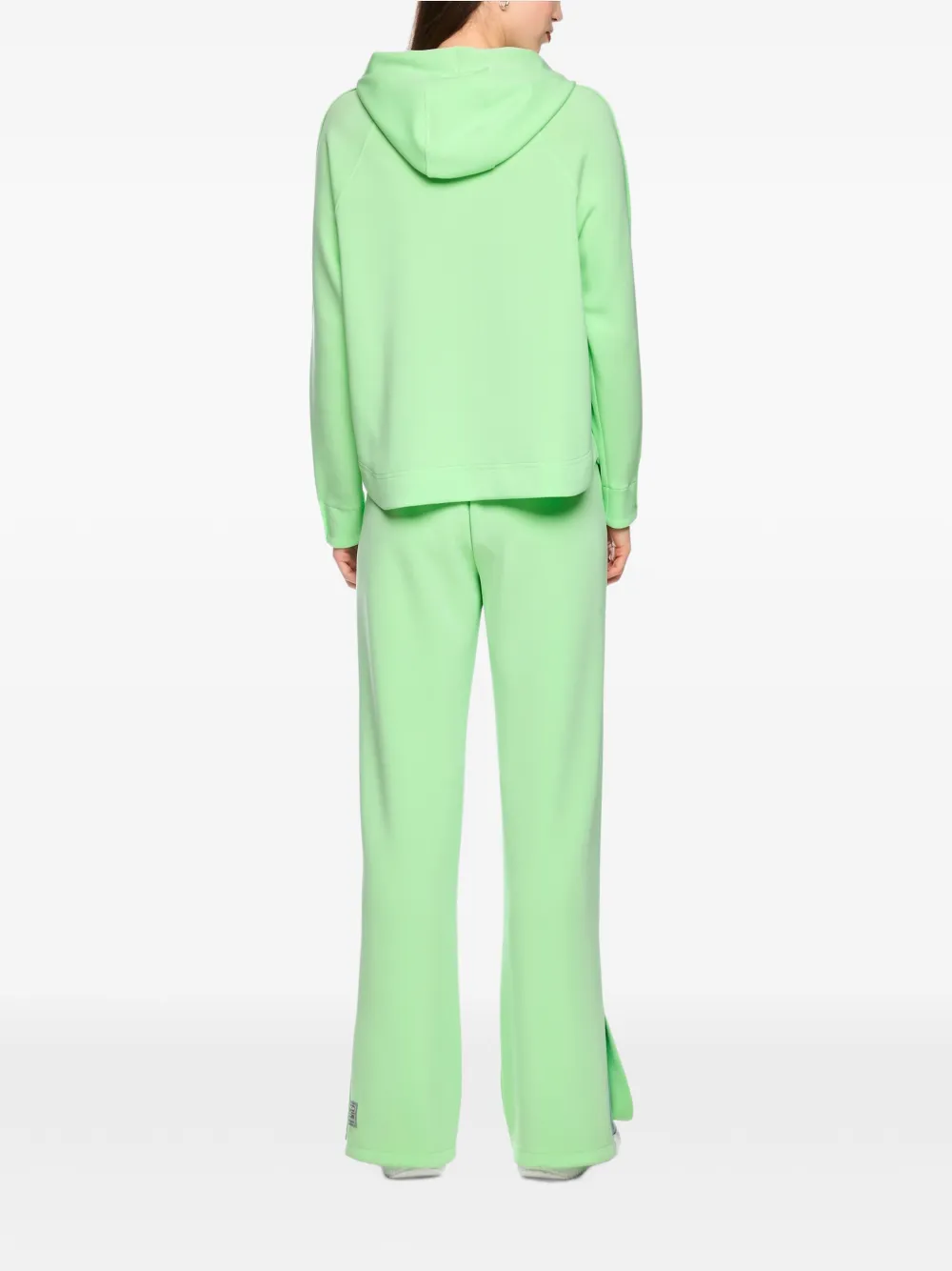 MARCCAIN Hoodie met raglan mouwen en logoband Groen