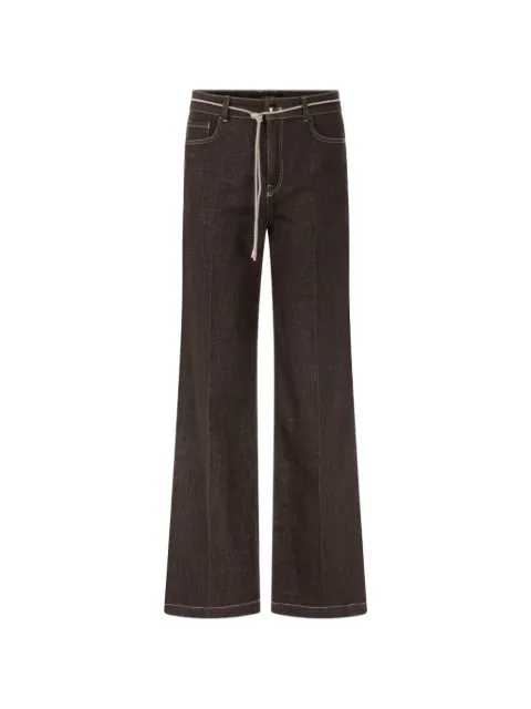 MARCCAIN drawstring wide-leg jeans