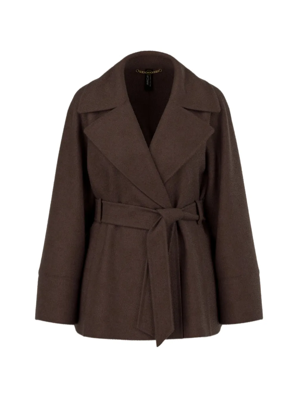 MARCCAIN belted wool coat - Marrone