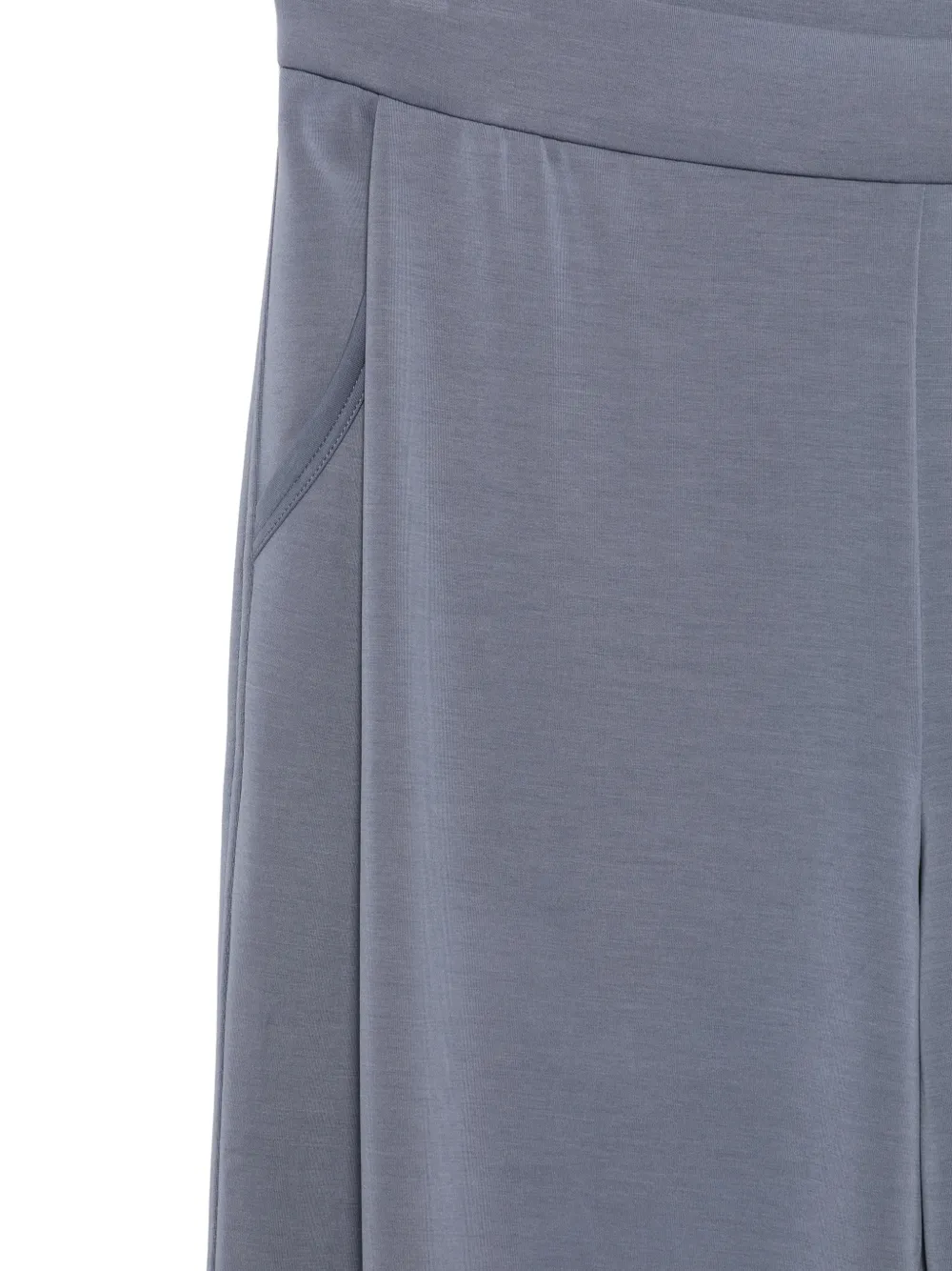 MARCCAIN side-slit wide-leg trousers Grijs