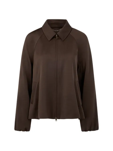MARCCAIN zip-up raglan-sleeve jacket