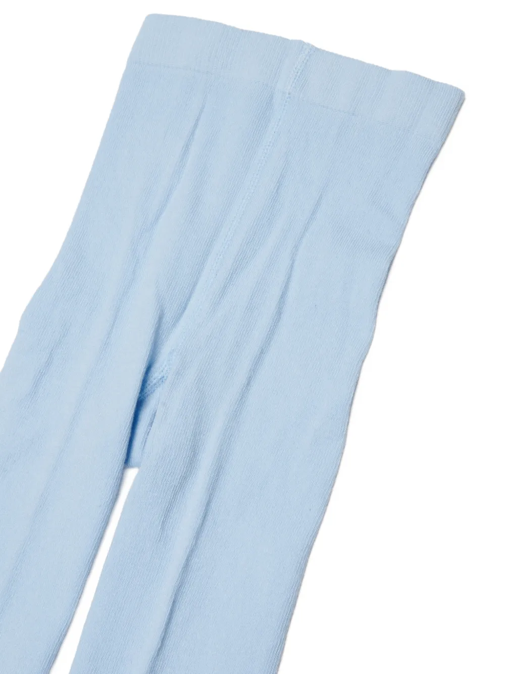 Marni Kids Geribbelde panty met hart-intarsia Blauw