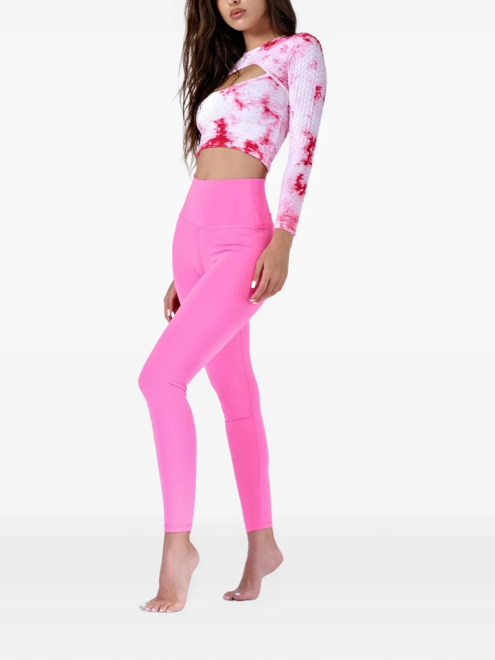 Tessitura Cross performance legging Roze