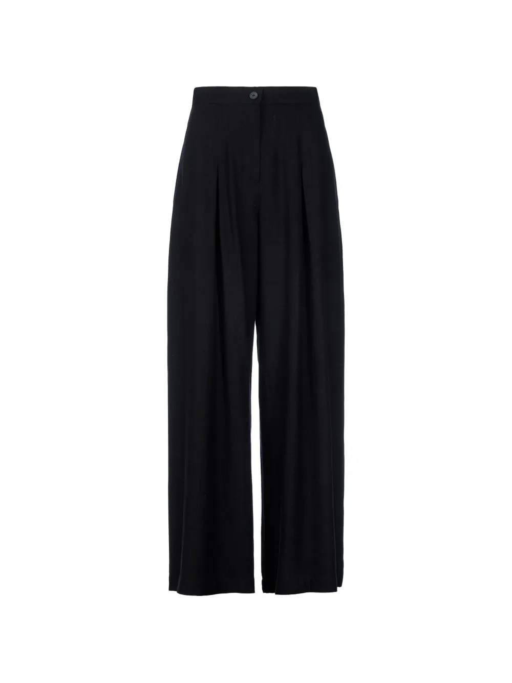 Tessitura wide-leg pleated trousers