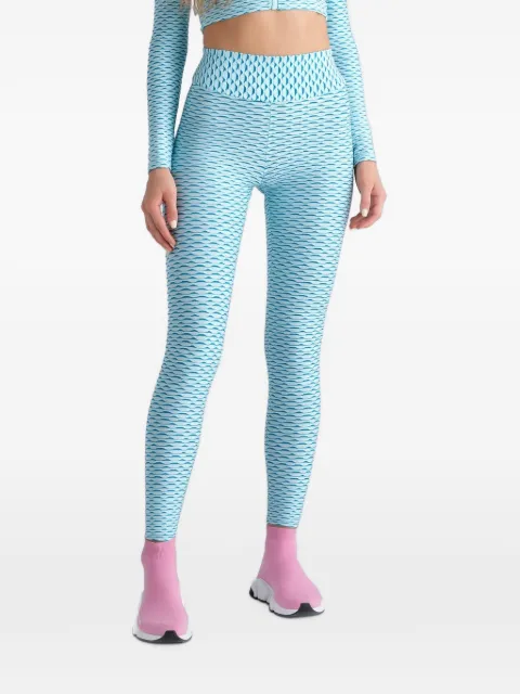 Tessitura 3D-effect performance leggings
