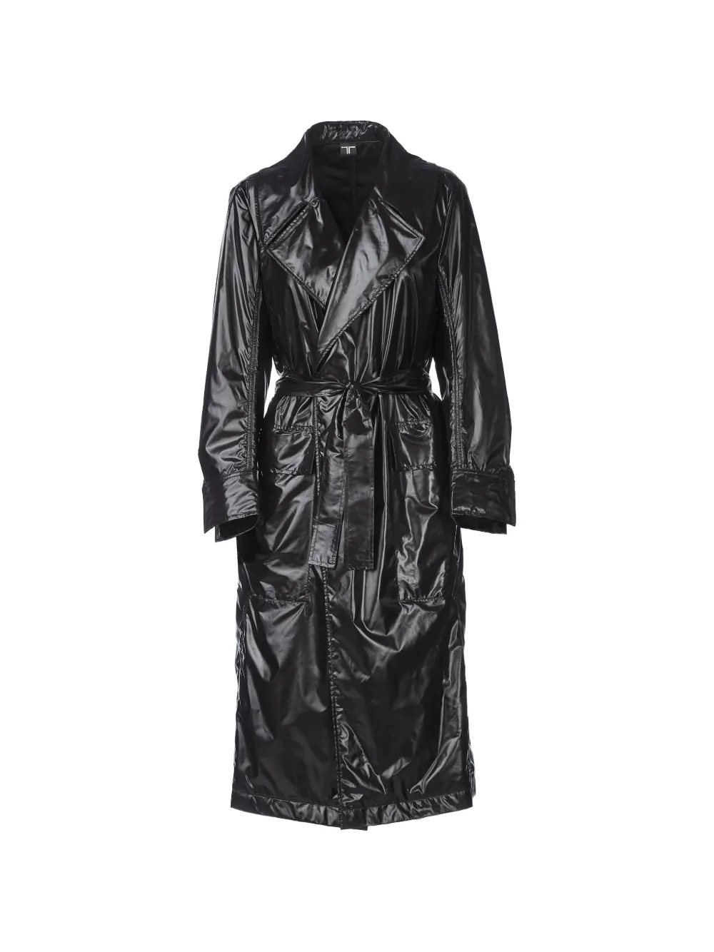 Tessitura Body Couture belted waterproof trench coat