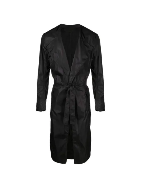 Tessitura Body Couture belted trench coat