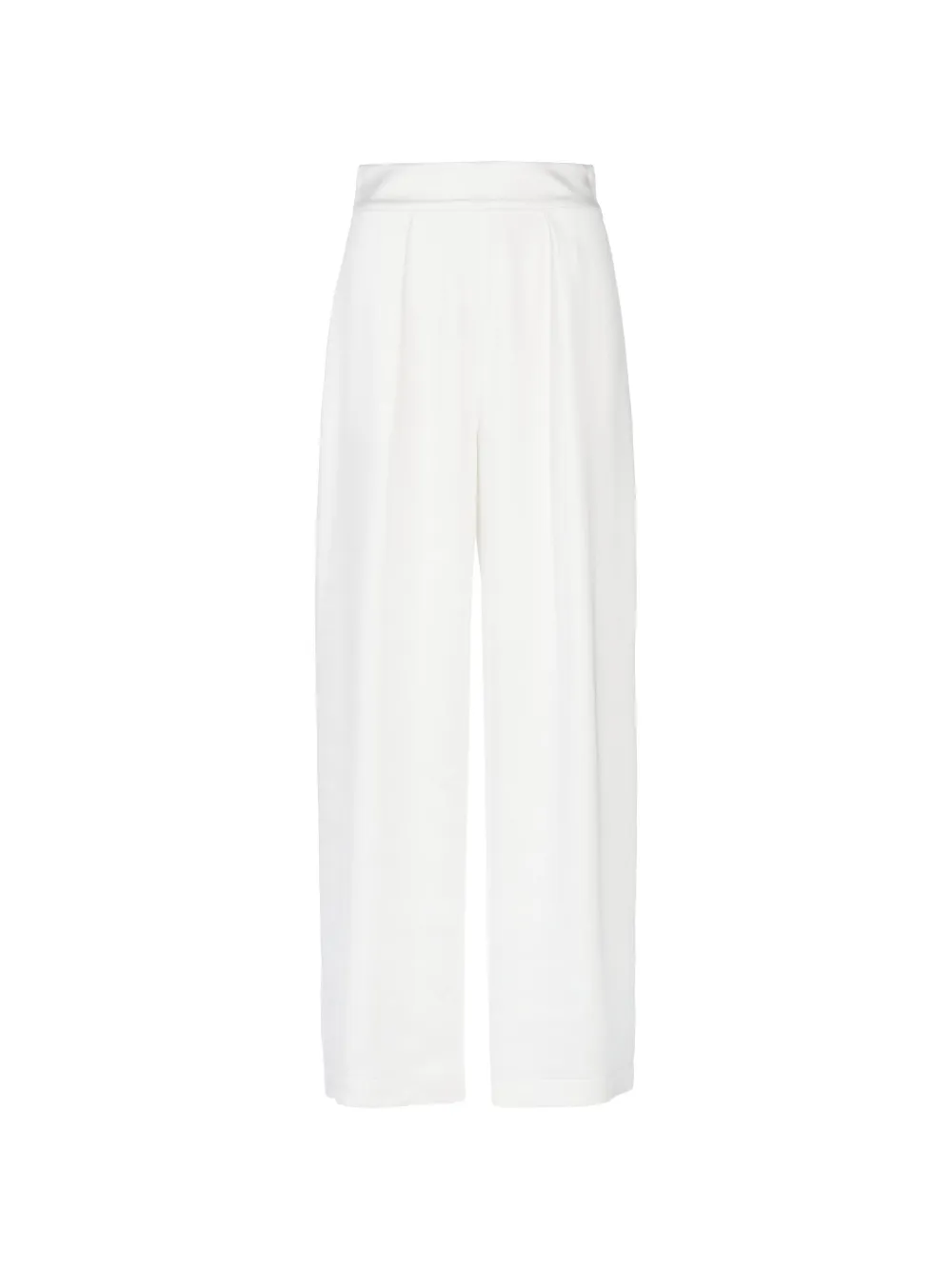 Tessitura wide-leg high-waisted trousers