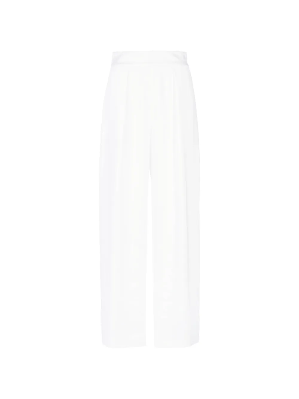 Tessitura Body Couture High-Waist-Hose mit weitem Bein - Weiß