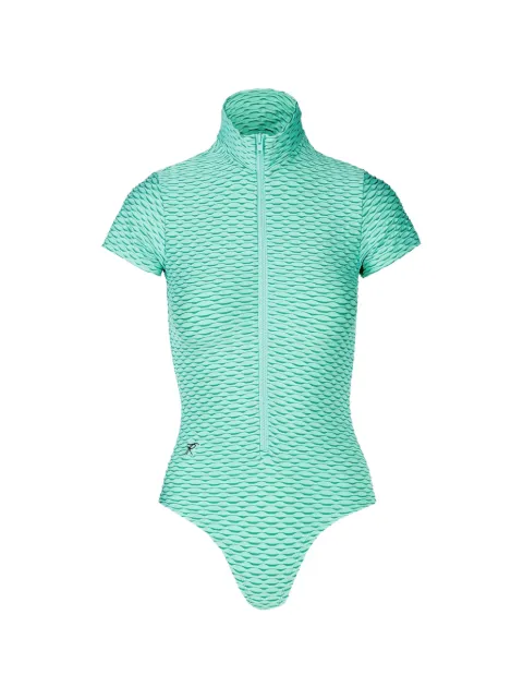 Tessitura 3D zip-up bodysuit