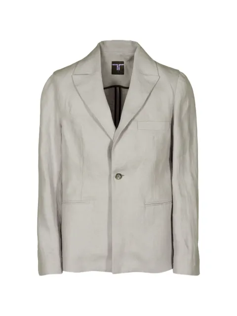 Tessitura blazer con botones