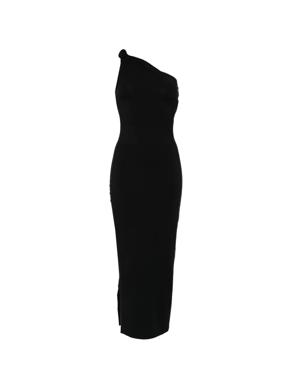 Tessitura one-shoulder midi dress
