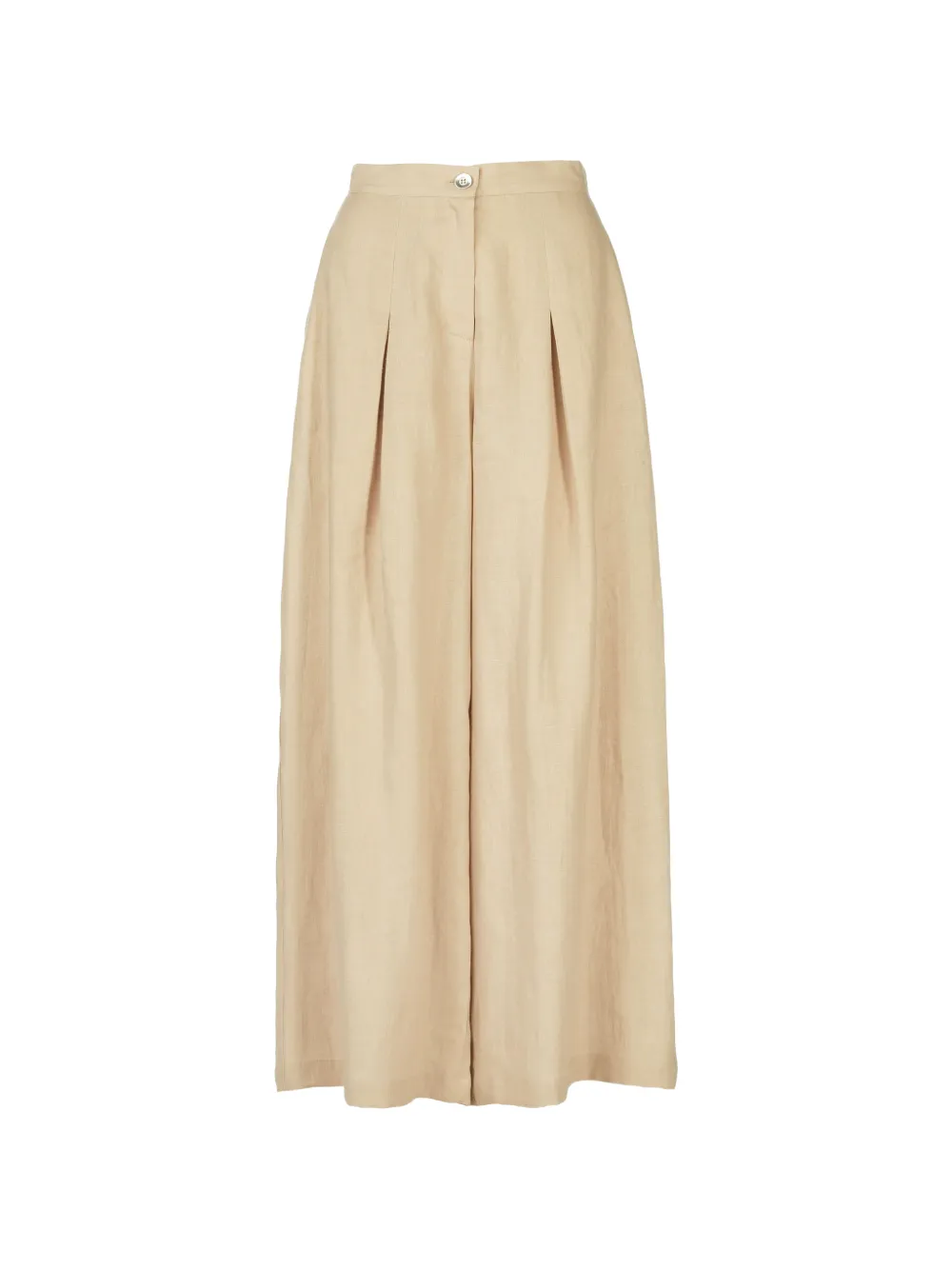 Tessitura Broek met wijde pijpen Beige