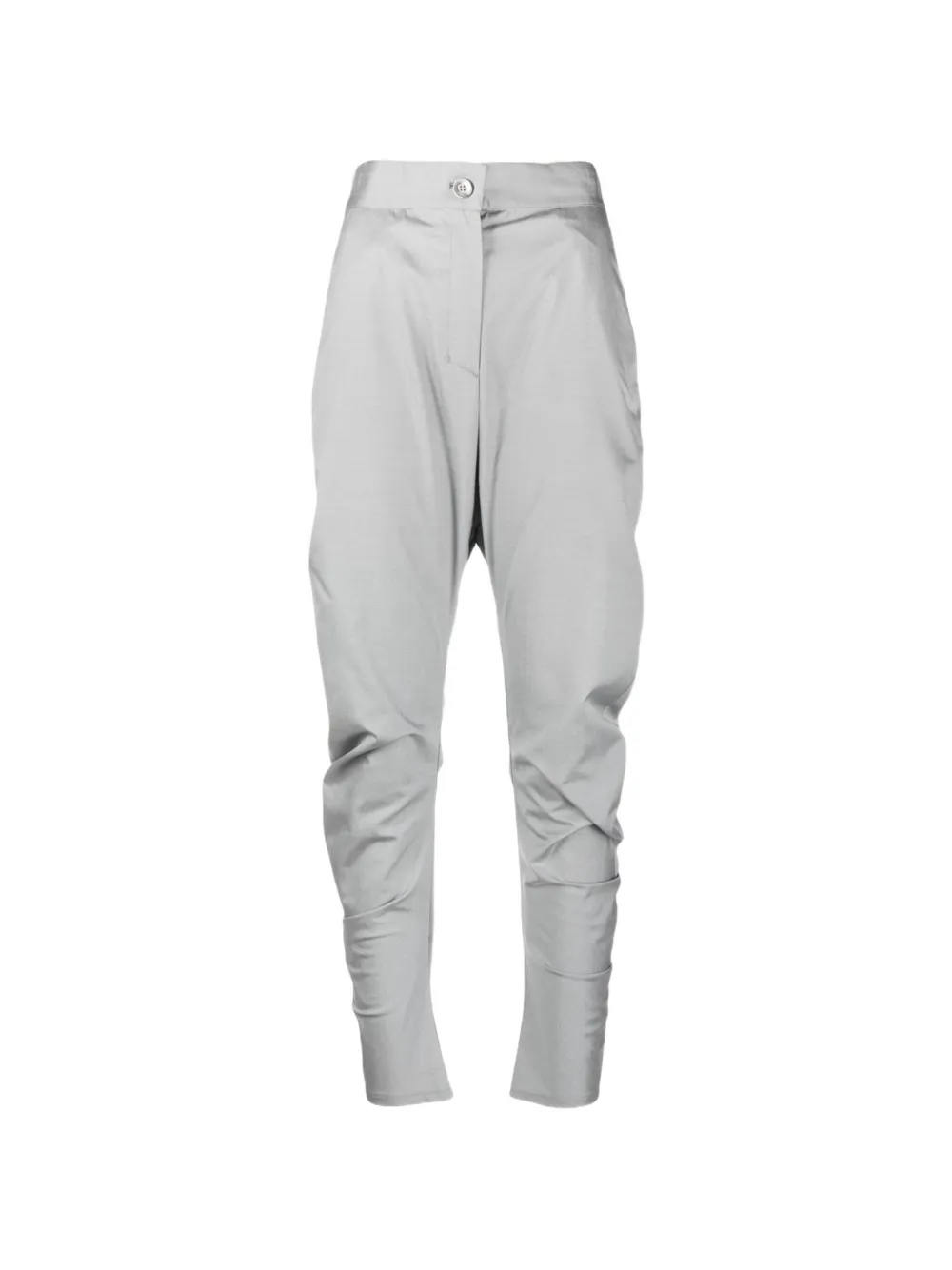 Tessitura silk tapered trousers