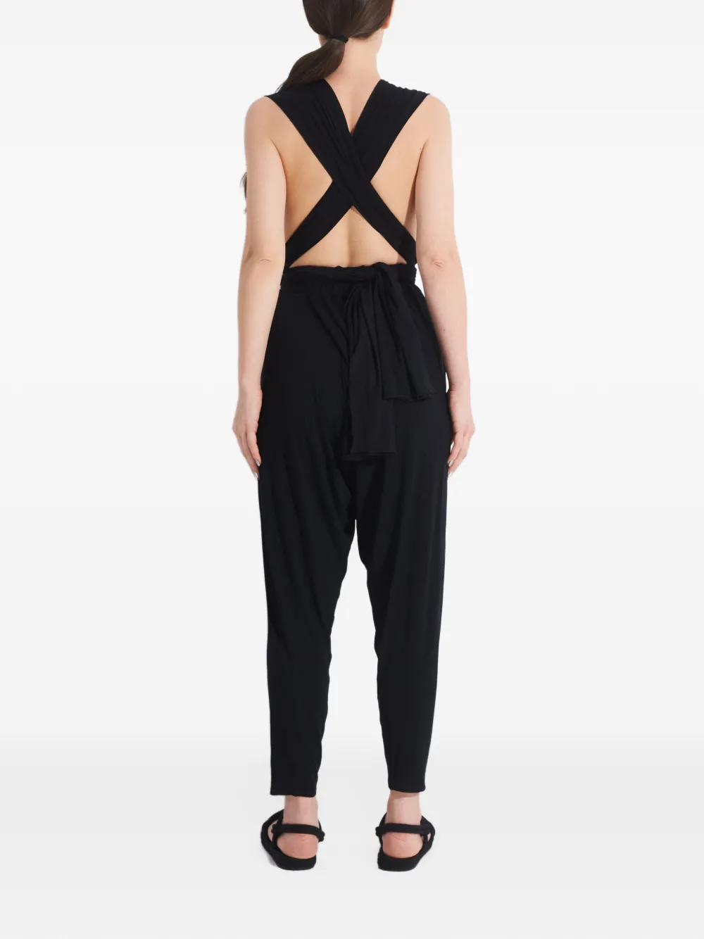 Tessitura multiway tapered jumpsuit Zwart