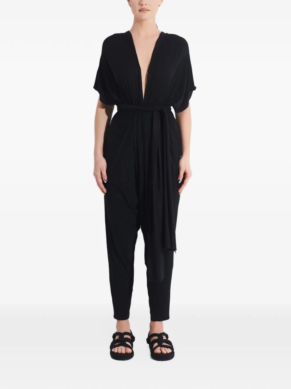 Tessitura multiway tapered jumpsuit Zwart