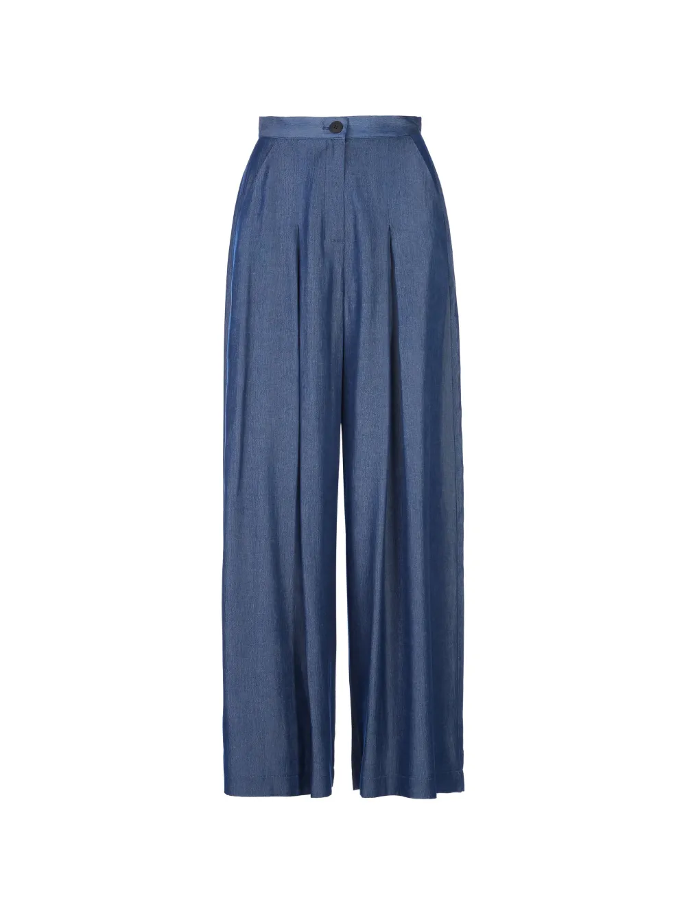 Tessitura pleated wide-leg oversized trousers